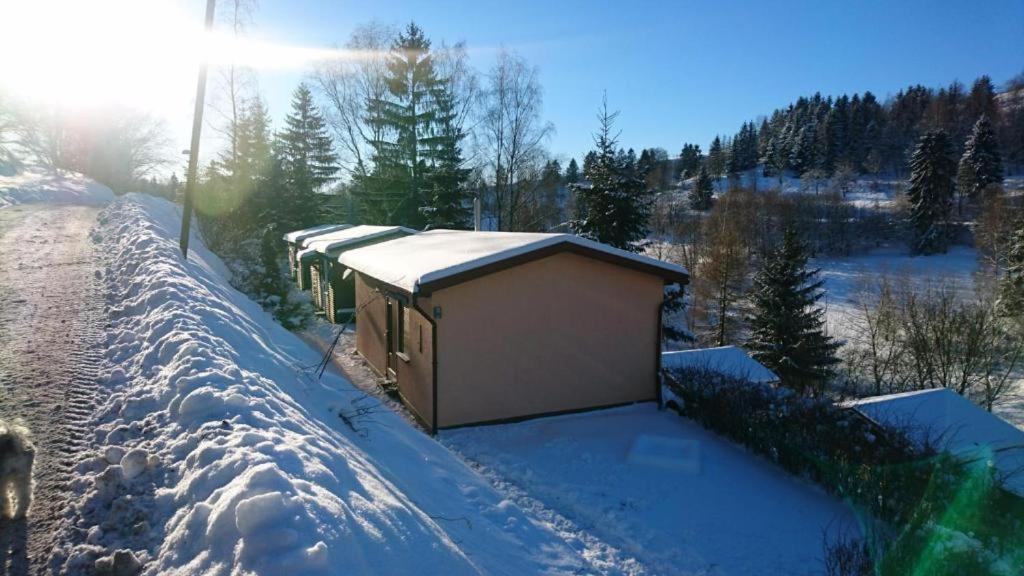 Ruhiges Ferienhaus Mit Sauna: Hellaberg III Langenbach  Exterior photo