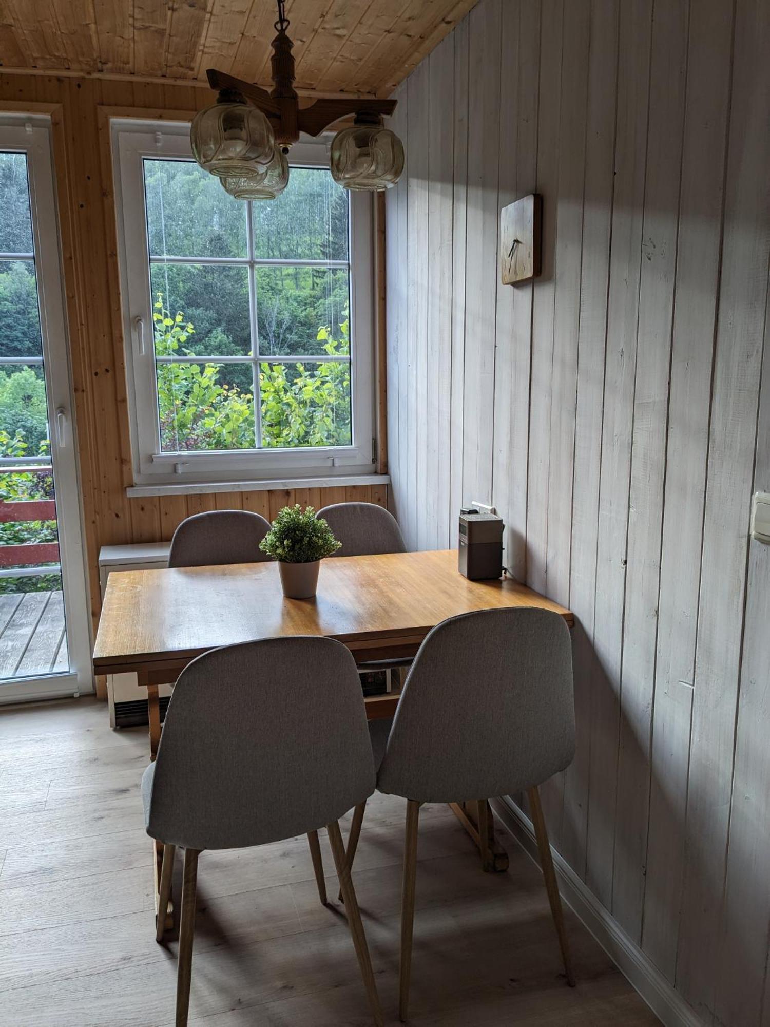 Ruhiges Ferienhaus Mit Sauna: Hellaberg III Langenbach  Exterior photo